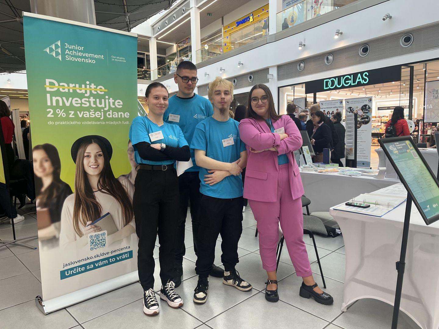 Naši študenti na veľtrhoch ALMA MATER a podnikateľských talentov